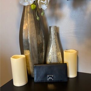 Lauren Ralph Lauren Black Leather Wallet